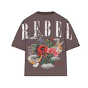 REBEL BIRDS BOXY SS TEE